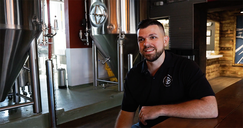 Gather Brewing Co owner Mike Voeller